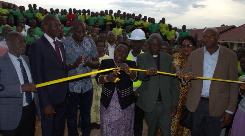 Authorities in Ntungamo District have today 05/06/2026 commissioned the completed works on a modern multipurpose hall at Kibasti Seed Secondary School, valued at 390 million shillings.